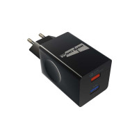 СЗУ More Choice Smart 2USB 3.0A QC3.0 быстрая зарядка для micro USB NC55QCm Black