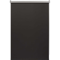 Рулонная штора PRAKTO BLACKOUT SILVER 95x160 см, черный 9403219799