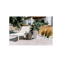 Высокое кашпо Prosperplast FURU SQUARE 395х395мм, h755мм, earth green, с вкладышем DFSH400-5615C 067618