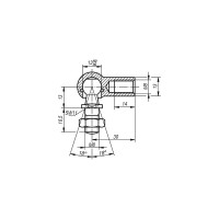Угловой шарнир KIPP K0734.130801