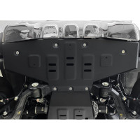 Защита радиатора АвтоБроня baic beijing bj40 акпп 4wd 2023-н.в, сталь 1.8 мм 111.03502.1