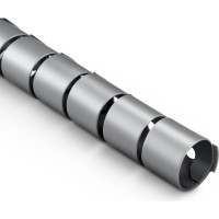Кабельный органайзер BURO BHP CG252S Spiral Hose 25x2000mm Silver 1175269