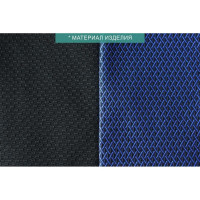 Чехлы на сиденья DEFLY ГАЗель Бизнес, 2010-2017, дополнительная боковая поддержка, жаккард черный/синий G014-D4