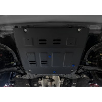 Защита картера и КПП Rival Kia Sonet CVT, МКПП FWD 2020-, рынок РФ, ST 1.5мм. 111.2865.1