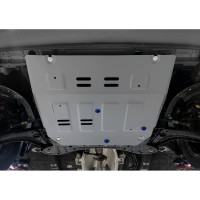 Защита картера и КПП Rival Kia Sonet CVT, МКПП FWD 2020-н.в., рынок РФ, AL 3мм. 333.2865.1