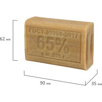 Хозяйственное мыло МЕРИДИАН 65 200 г без упаковки 602370 4680006990565