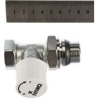 Клапан радиаторный термостатический IVANCI со стопорным кольцом, прямой 3/4" IVC.103005.N.04