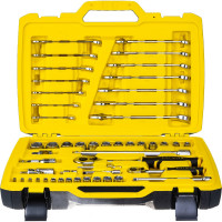 Набор торцевых головок и комбинированных ключей Stanley FATMAX 1/4"+1/2", 50 предметов FMMT82827-1