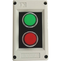 Пульт управления Emas 2 кнопки, 250 В, 4 А. PK2