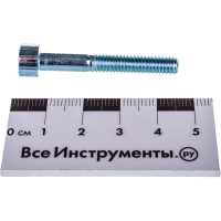 Болт с внутренним шестигранником Стройбат DIN 912 М 6x40 белый цинк 4 шт 206251