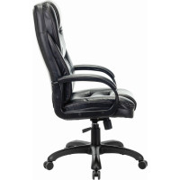 Кресло руководителя компьютерное рабочее офисное/для дома BRABIX Premium Nord Ex-590, экокожа, черное 532097