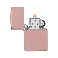 Зажигалка ZIPPO Classic, с покрытием High Polish Rose Gold, 38х13х57 мм, 49190