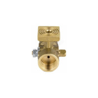 Кран для манометра Aquasfera латунь, G1/2 -М20х1,5 Ру16 м/м., фланец 1061-01 012-0095