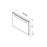Зеркало Ravak CLASSIC 800 капучино X000000955