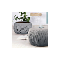 Кашпо для цветов Prosperplast SANDY BOWL серый DSK480-405U