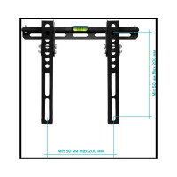 Фиксированный кронштейн для ТВ с наклоном Absolute Comfort 13-43" черный АС-3-2