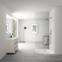 Поддон для душа VINCEA из искусственного камня, 1000x1000x25, белый матовый VST-4SQ1010W