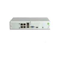 Потоковый poe nvr FOX 4-х с втроенным poe коммутатор на 4 канала. нейро детектор с ip камер md2.0- человек автомобиль, 1 х hdd sata до 6тб каждый, FX-NVR4/1-4P FX-NVR4-1-4P FX-NVR4/1-4P (H264)