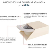 Акриловая ванна 1Marka "DIANA" 150x90, асимметричная правая 01ди1590п