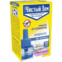 Жидкость от комаров Чистый дом 30 ночей 02-605