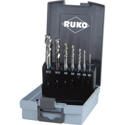 Набор машинных метчиков RUKO HSS 35 град M3-M12 245058RO