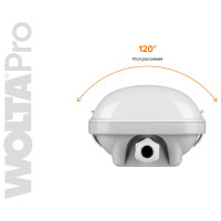 Светильник Wolta PRO УльтраПРОМ с БАП Матовый EM1 ДСП04-54-041-5К