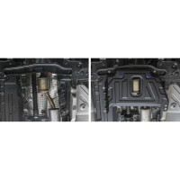 Защита кислородного датчика Rival для Nissan Terrano III рестайлинг (V - 1.6; 2.0)/Renault Arkana (V - 1.6)/Renault Duster I рестайлинг (V - 1.6; 2.0)/Renault Kaptur (V - 2.0) 111.4725.3