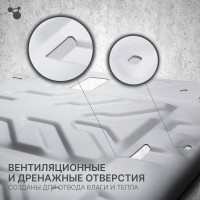 Защита бокового пыльника Rival левый, для Chery Tiggo 4/Pro/7/Pro/Max/8/Pro/Exeed LX 333.0925.1