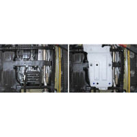 Защита КПП и РК Rival для Jeep Wrangler JL V - 2.0; 2.2D; 3.6 4WD 2017-н.в., 333.2745.1