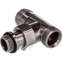 Угловой запорный вентиль SR Rubinetterie Tondera 1/2"х3/4" E, матовый никель 0673-1500NSE0