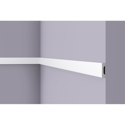 Молдинг NMC WALLSTYL (2000х38х10 мм; белый) WD5