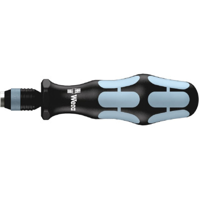 Рукоятка-битодержатель WERA с патроном Rapidaptor, для бит 1/4" C/E 6.3, 119 мм, WE-051465