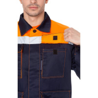 Костюм СОЮЗСПЕЦОДЕЖДА Коммунальщик темно-синий/оранжевый, р. 60-62, рост 182-188 2200000078896