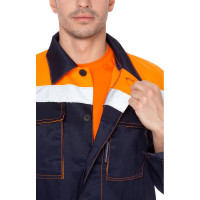 Костюм СОЮЗСПЕЦОДЕЖДА Коммунальщик темно-синий/оранжевый, р. 60-62, рост 182-188 2200000078896