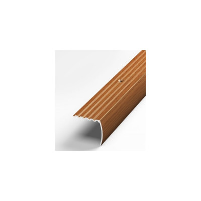 Порог угловой алюминиевый (30х27 мм; 0.9 м; декоративный; вишня) Лука 00000001453