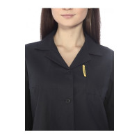 Женский халат СОЮЗСПЕЦОДЕЖДА черный, р. 44-46, рост 158-164 2200000094193