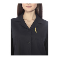 Женский халат СОЮЗСПЕЦОДЕЖДА черный, р. 48-50, рост 170-176 2200000094223