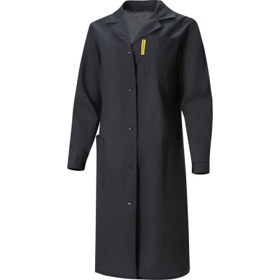 Женский халат СОЮЗСПЕЦОДЕЖДА черный, р. 48-50, рост 170-176 2200000094223