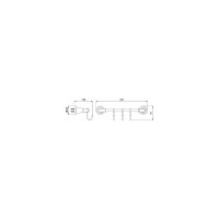 Держатель для полотенец Potato 3 крючка P7214-3
