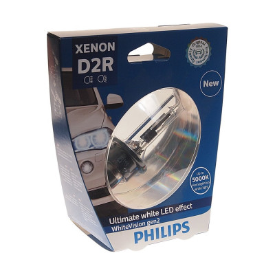 Автолампа PHILIPS D2R 35 P32d-3 XENON VISION gen2 5000K 85V, 1.2 85126WHV2S1