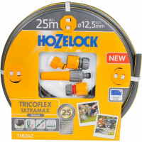 Набор для полива Hozelock: шланг Tricoflex Ultramax 1/2", 25 м с коннекторами и наконечником 116242