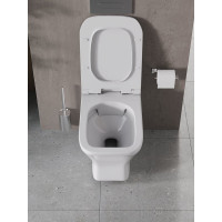 Подвесной унитаз Agger безободковый санфарфор, скрытая система монтажа AT02100