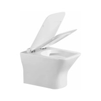 Подвесной унитаз Agger безободковый санфарфор, скрытая система монтажа AT02100