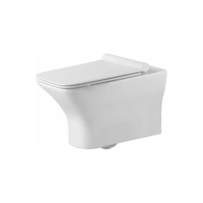 Подвесной унитаз Agger безободковый санфарфор, скрытая система монтажа AT02100