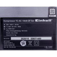 Компрессор Einhell TC-AC 190-8 Kit 4020536