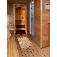 Джутовый коврик ComeForte "Елочка с бахрамой" 90х150 JSN-3 JSH-3