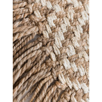 Джутовый коврик ComeForte "Елочка с бахрамой" 90х150 JSN-3 JSH-3