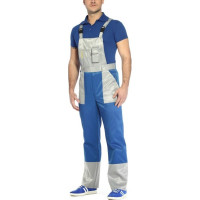 Полукомбинезон СОЮЗСПЕЦОДЕЖДА Мастер василек/светло-серый, р. 52-54, рост 170-176 2200000090331