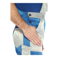 Полукомбинезон СОЮЗСПЕЦОДЕЖДА Мастер василек/светло-серый, р. 52-54, рост 170-176 2200000090331