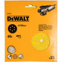 Круг шлифовальный (150 мм; Р40) 25 шт. DEWALT DT 3131 118835